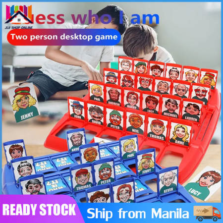 "Who Is It? Interactive Memory Game - Educational Guessing Set"