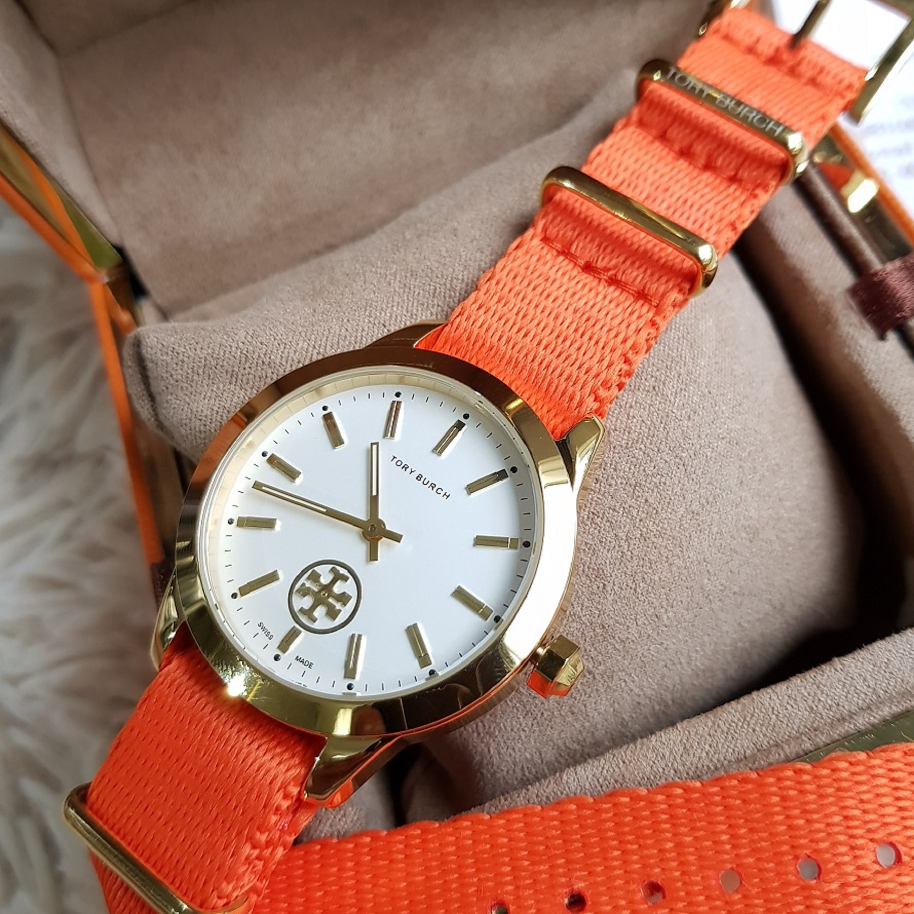 Tory burch orange discount watch