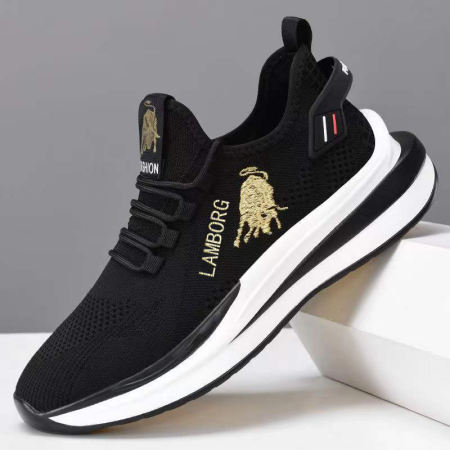 JY. Men's Lamborg Mid-Cut Sneakers Thick Bottom Shoes #M929