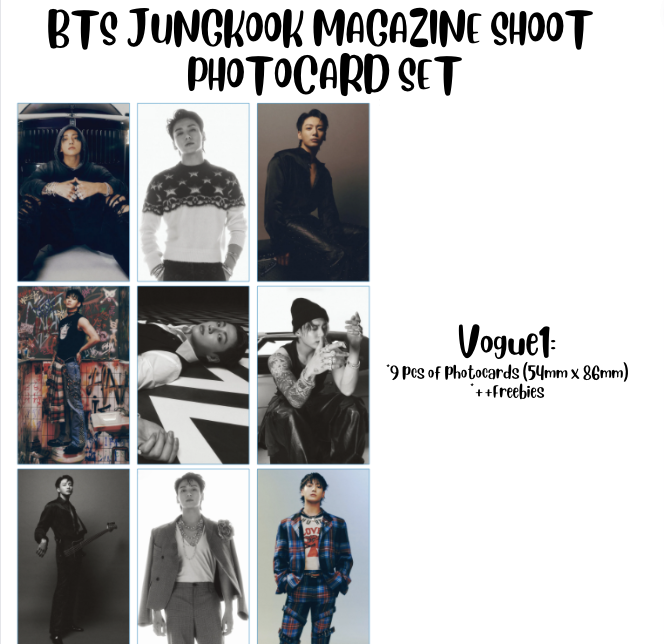 Jin Vogue Korea 2022 Photocards 