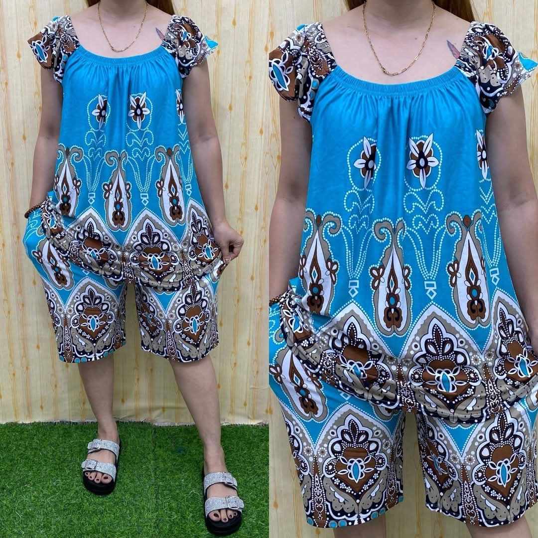 PLUS SIZE TERNO BUTTERFLY RAFFLES SLEEVES UP TO 4XL