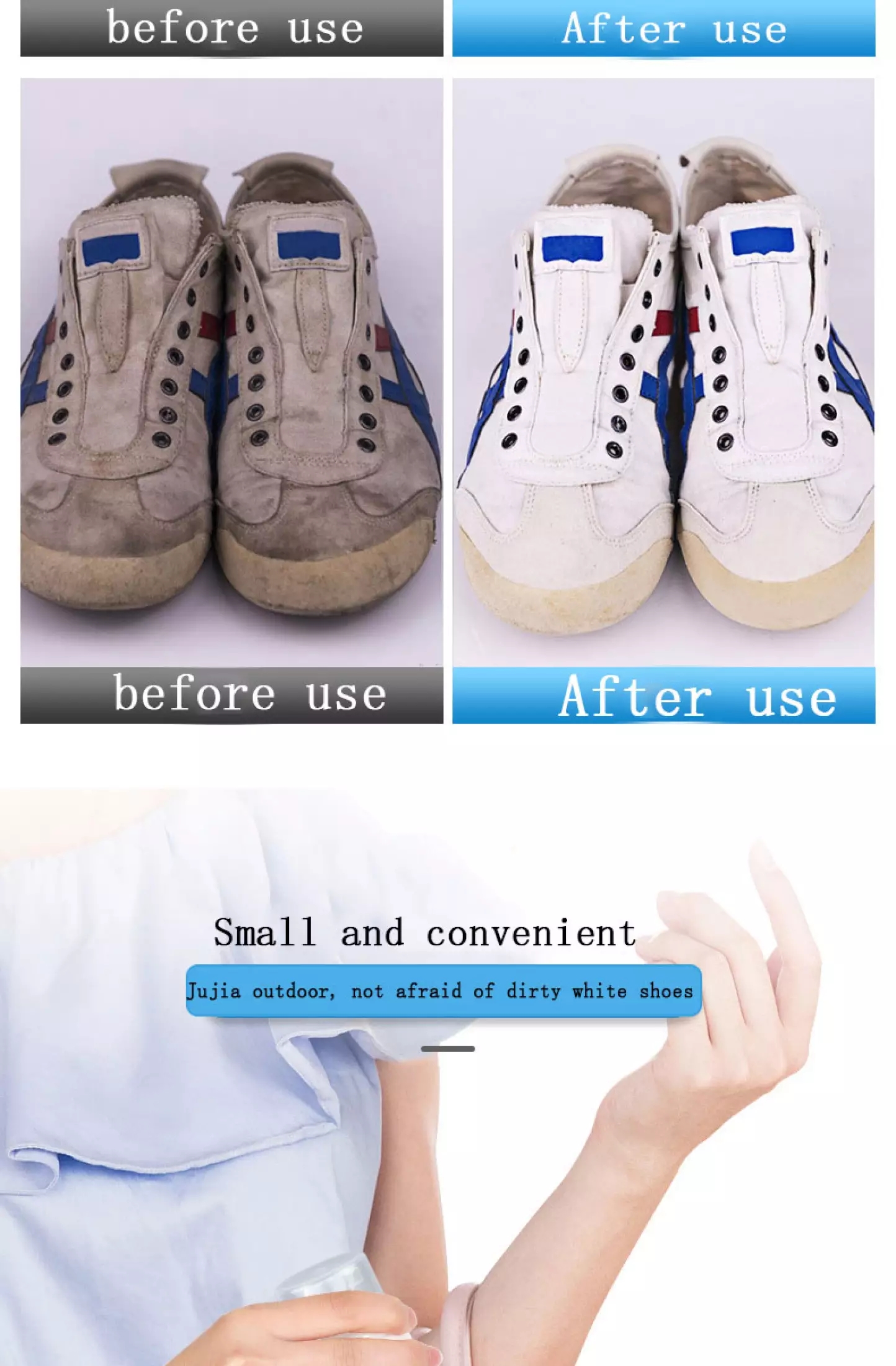 White In A Second????WILLIAM WEIR Shoe Cleaner(200ML)No Washing Quick