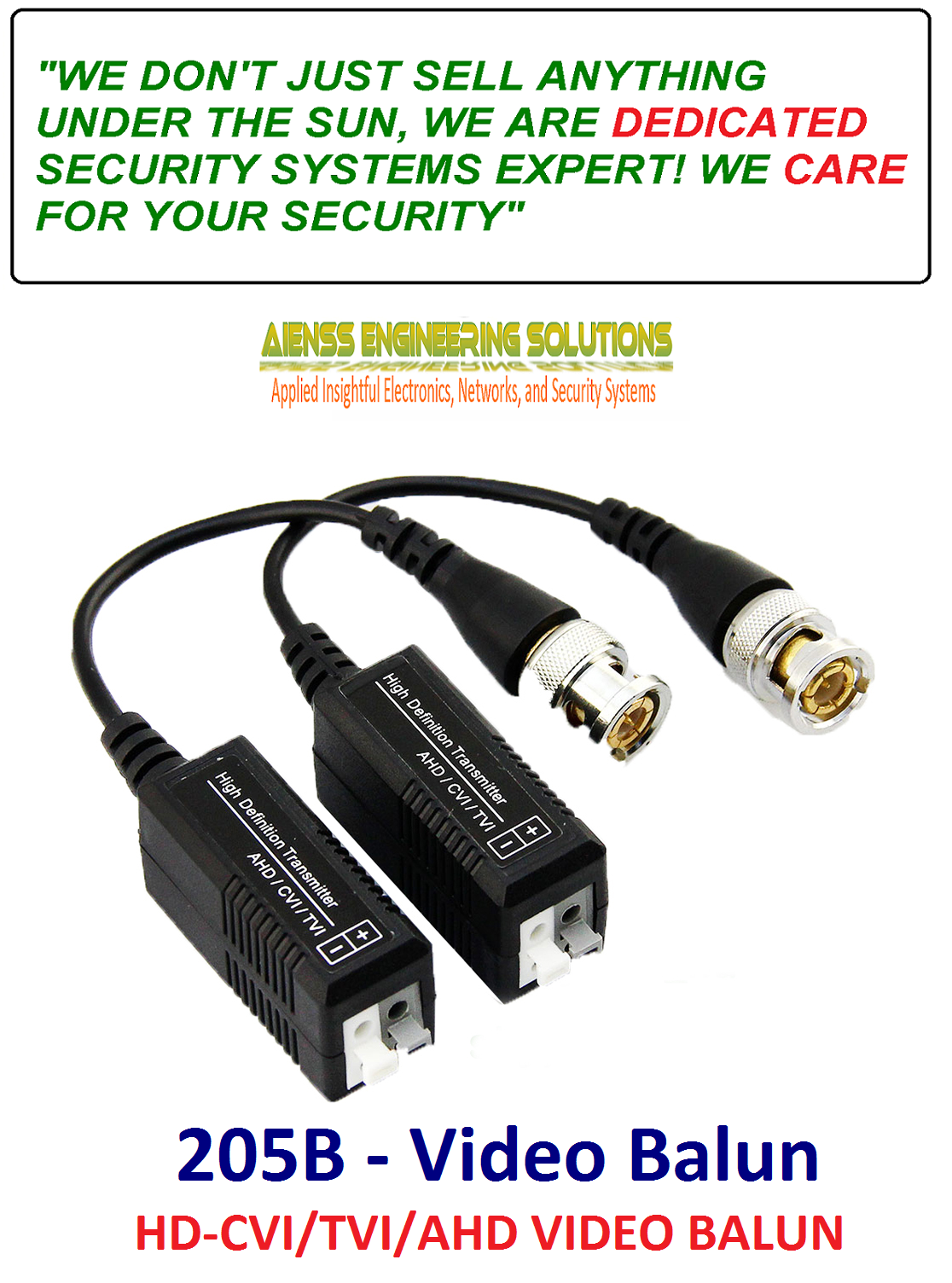 CCTV Video Balun 205B