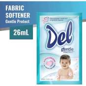 Del Fabric Softener Gentle Protect Sachet 26 Ml
