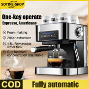 SOTIME Semi-automatic Espresso Coffee Machine with Milk Frother