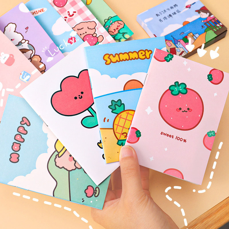 Lovelylifefu Cartoon Notebook - Student Stationery Gift (COD)