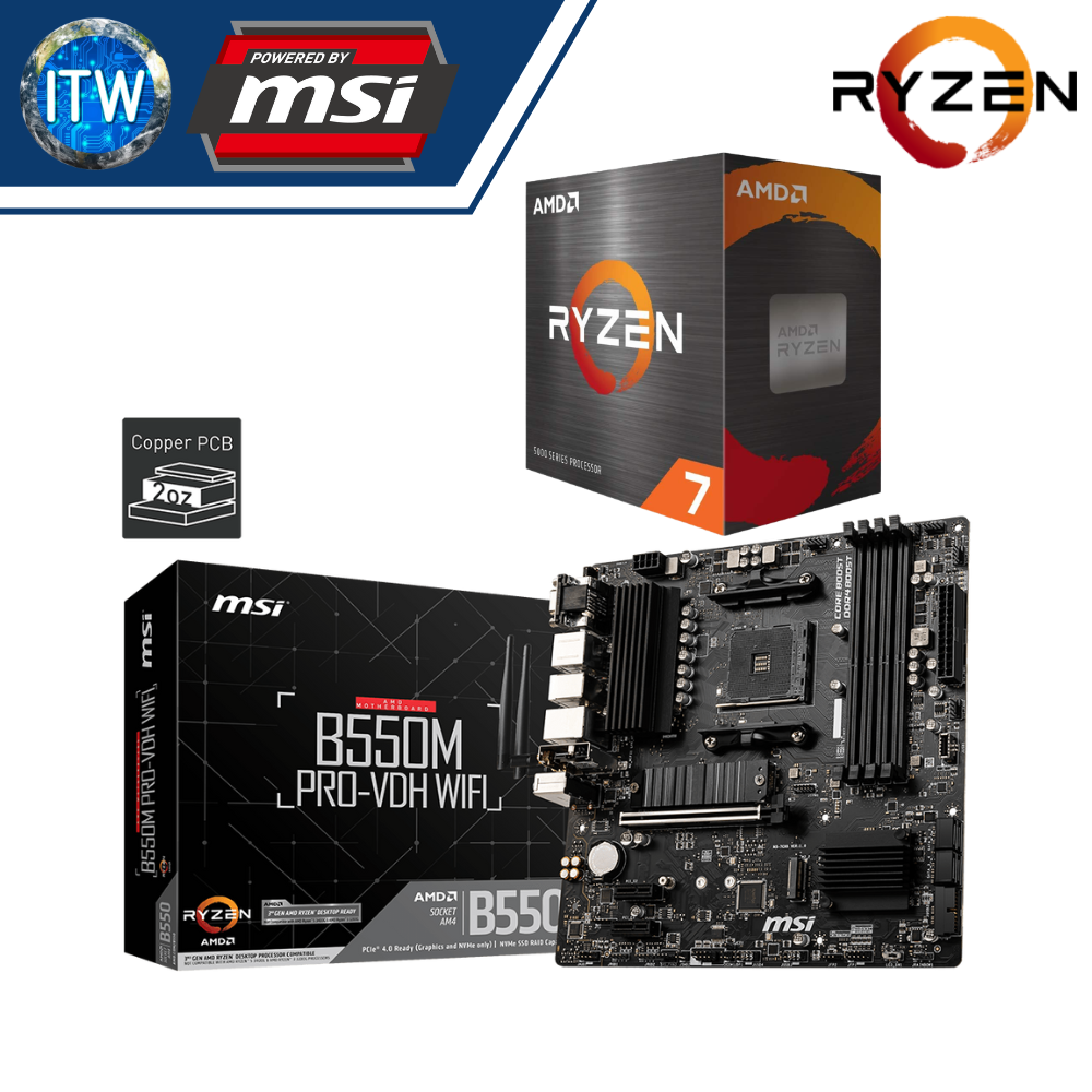 Amd cpu and hot sale motherboard combo