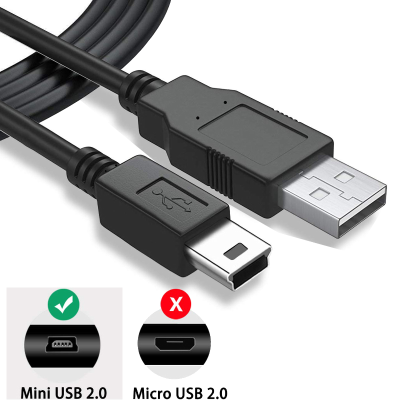 Mini USB 2.0 Cable 5Pin Mini USB to USB Fast Data Charger Cables for MP3  MP4 Player Car DVR GPS Digital Camera HDD Smart TV
