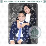 Puzzle Picture Frame Jigsaw Style A4 and A5 Size Print - Gift Couple Decor Design Personalized Sublimation