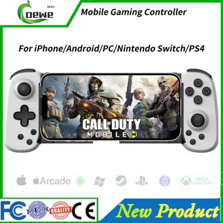 Wireless Extendable Gaming Controller for iPhone and Android - D6