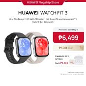 HUAWEI WATCH FIT 3: Slim Design, AMOLED Display, Fitness Management