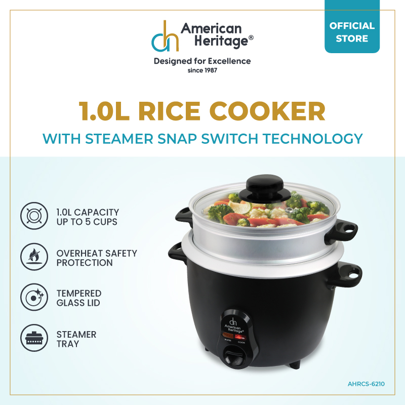 Keto Low-Carb Multicooker With Rice Carb-Reduction Technology AHRCLS-6 –  American Heritage Appliances