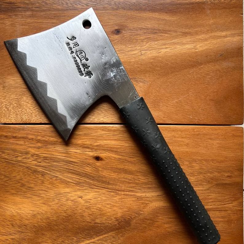 High Carbon steel Butcher Knife Heavy Duty knife Meat Cleaver Kitchen Axes  Shape