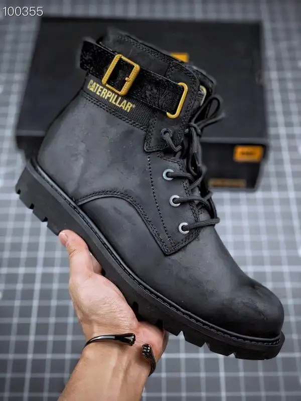 caterpillar high top boots
