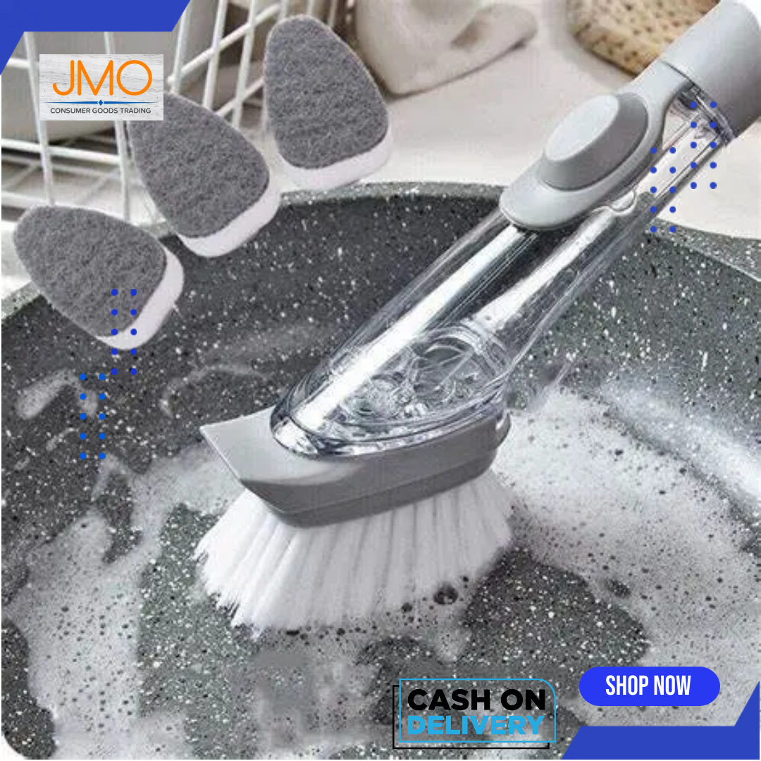 Dish Brush With Handle, Nylon Fibre Kitchen Scrub Brushes For Cleaning, Dish  Scrubber, Pot Brush, For Sink, Pots, Pans, Kitchen Gadgets, Kitchen  Accessories - Temu