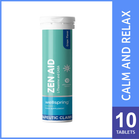 Zen Aid Anti-Stress Effervescent Tablets by Wellspring