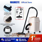 Maimeite Vacuum Cleaner 4-In-1 Low Noise With Large Dust Box Triple Filter Vertical Dust Collector absorb water Strong Suction With Drying System