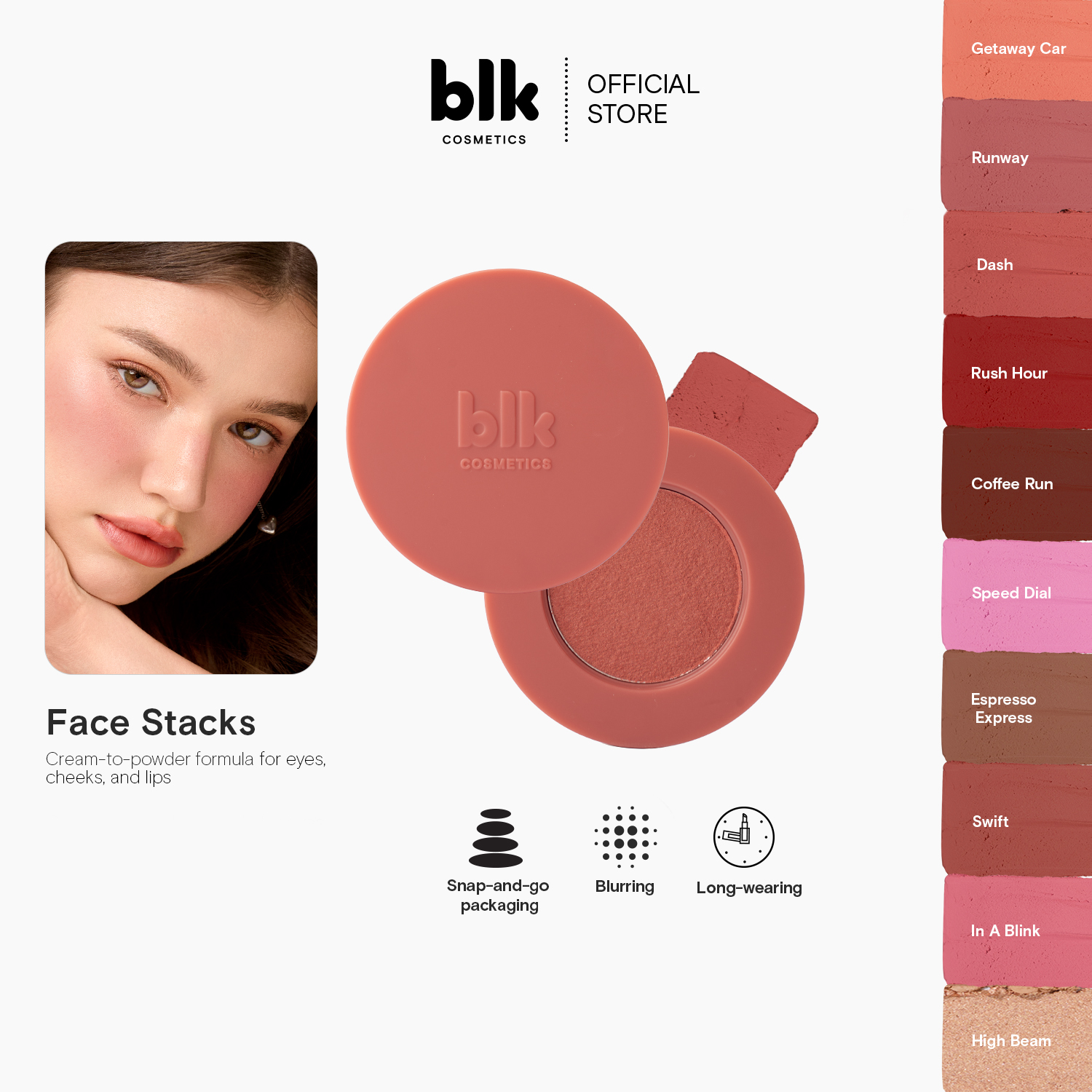 Discount on BLK Cosmetics  shoes - SKU: blk cosmetics face stacks