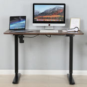 Mxtark 43" Electric Height Adjustable Standing Desk with Wheels