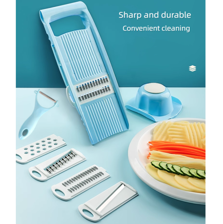 8-in-1 Vegetable Grater Slicer Set - Kitchen Tool Essentials