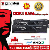 Kingston HyperX FURY DDR4 Desktop RAM (8GB, 16GB, 4