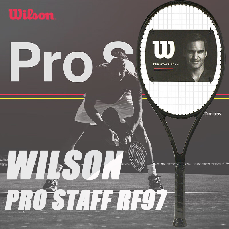 Wilson Pro Staff RF97 Tennis Racket with Free Bag