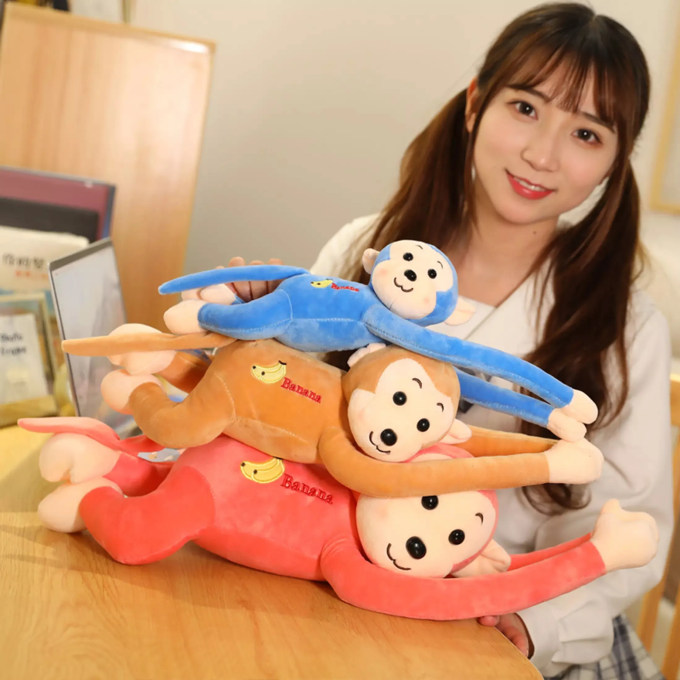 kawaii monkey plush