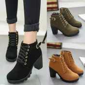 korean fashion short boots for women ladies