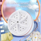 "ThaiWash: Portable Mini Washing Machine for Easy Laundry"