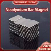 Neodymium Square Bar Magnet - Super Strong Rare Earth 1PC