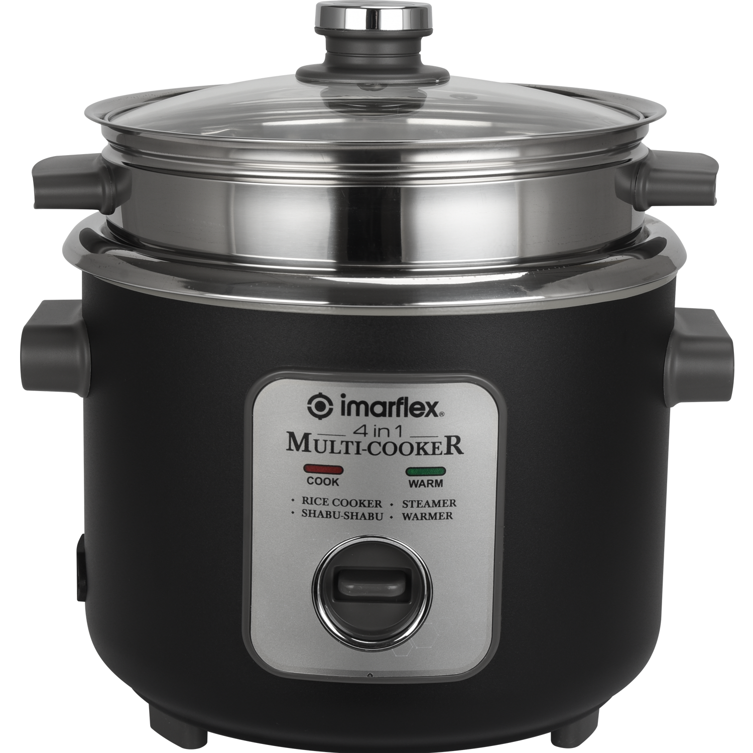 Imarflex Rice Cooker IRC-28LS Liters Stainless Steel Rice