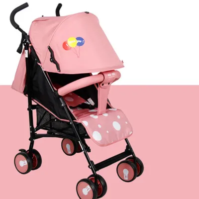 (COD+Free shipping) stock baby stroller high quality stroller portable stroller multifunctional baby travel system baby stroller rocker pocket travel foldable stroller blue pink baby stroller suitable for 0 to 3 years old babies (1)