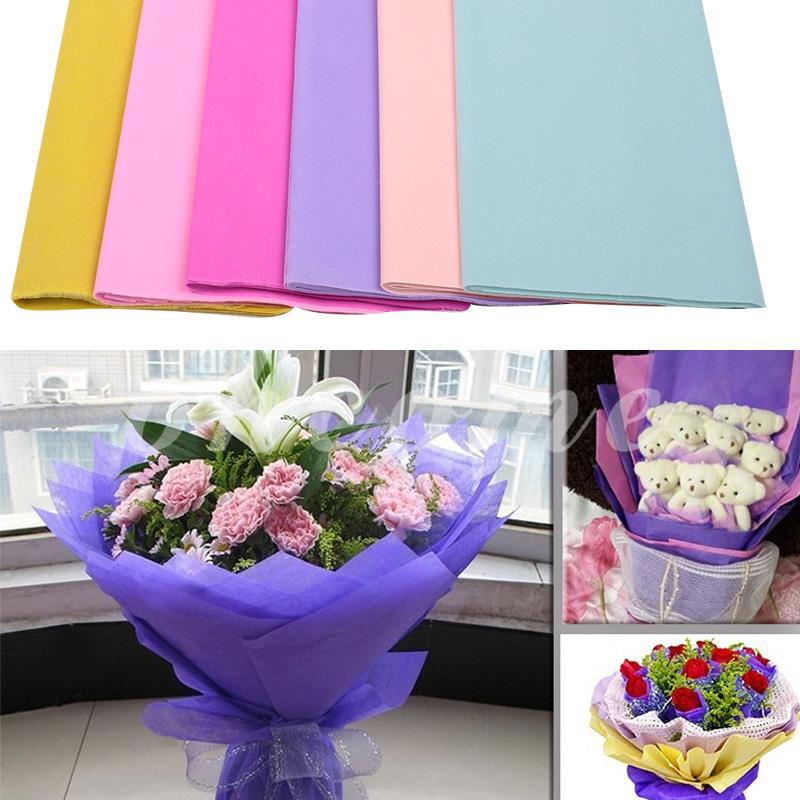 20pcs Double-Sided Dior Printed Wrappers Flower Bouquet Wrapping Paper