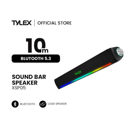 Tylex XSP05 Bluetooth Soundbar with 360 Surround RGB Lightning