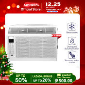 MONDIAL Small Room Window Air Conditioner with Remote Control