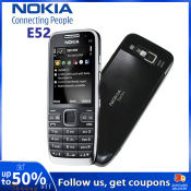 Nokia E52 Unlocked Bluetooth GPS Music Video Mobile Phone