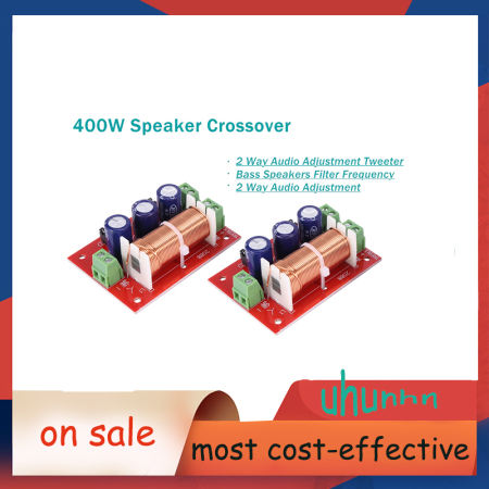 uhunhn 400W 2-Way Speaker Crossover Filter, 2-16Ohm