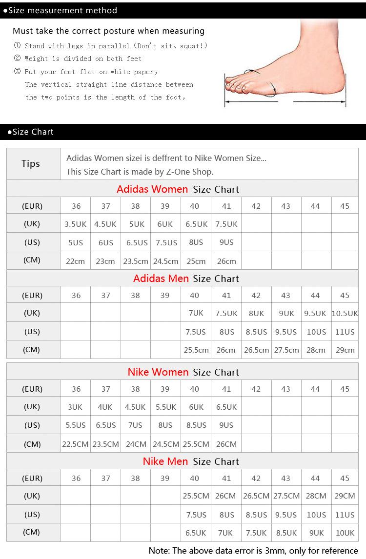 size guide yeezy boost 350