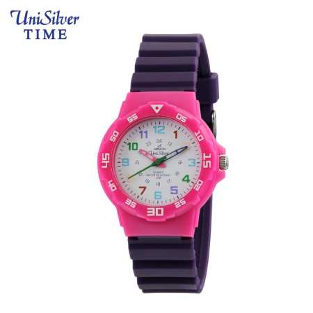 UniSilver TIME Women's Violet Rubber Watch, KW4437-2005