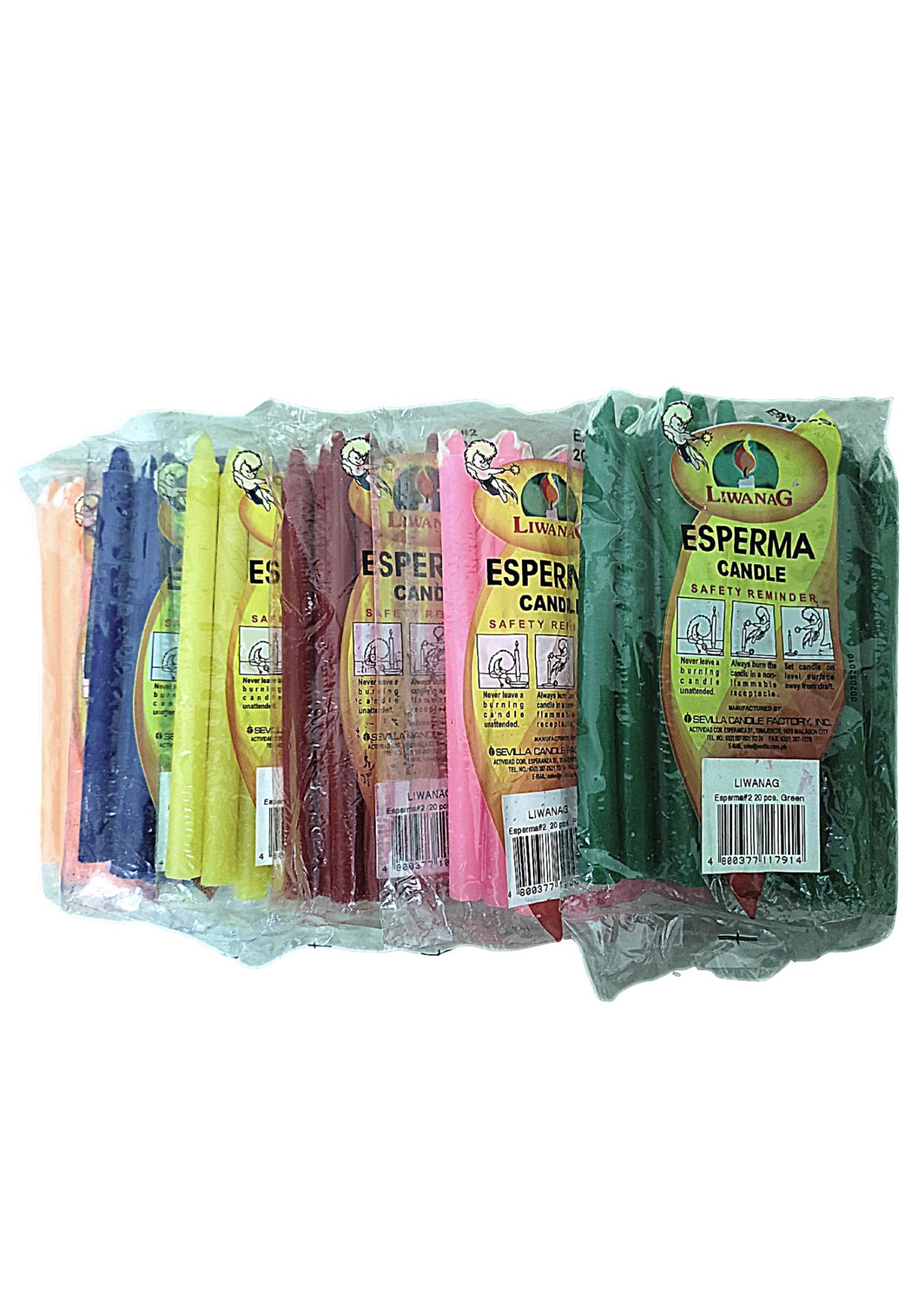 Liwanag Candle Set - 20pcs in Multiple Colors