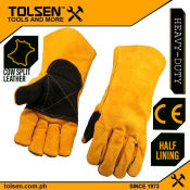 Tolsen Cow Split Leather Welding Gloves  45026