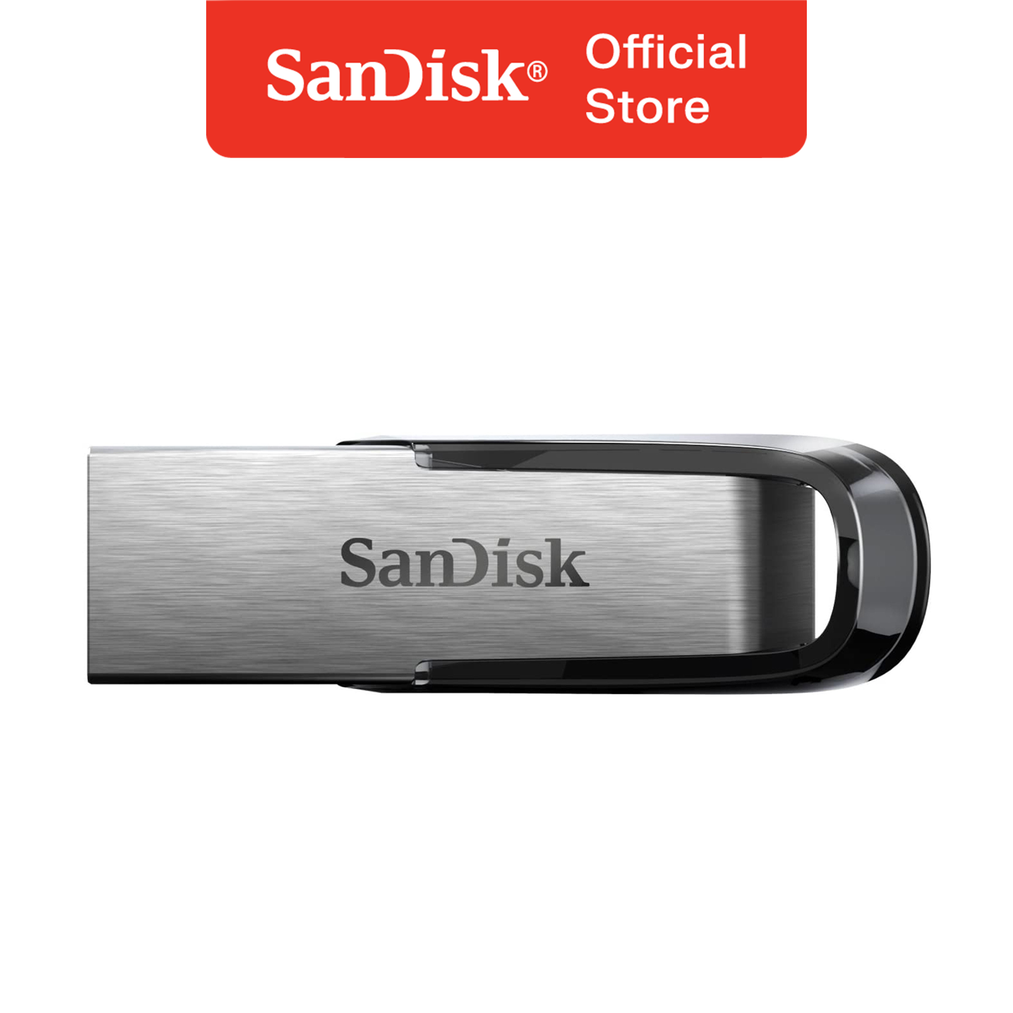 SDCZ73-032G-G46, SanDisk USB Stick, Ultra Flair, 32GB, USB 3.0, Black /  Silver