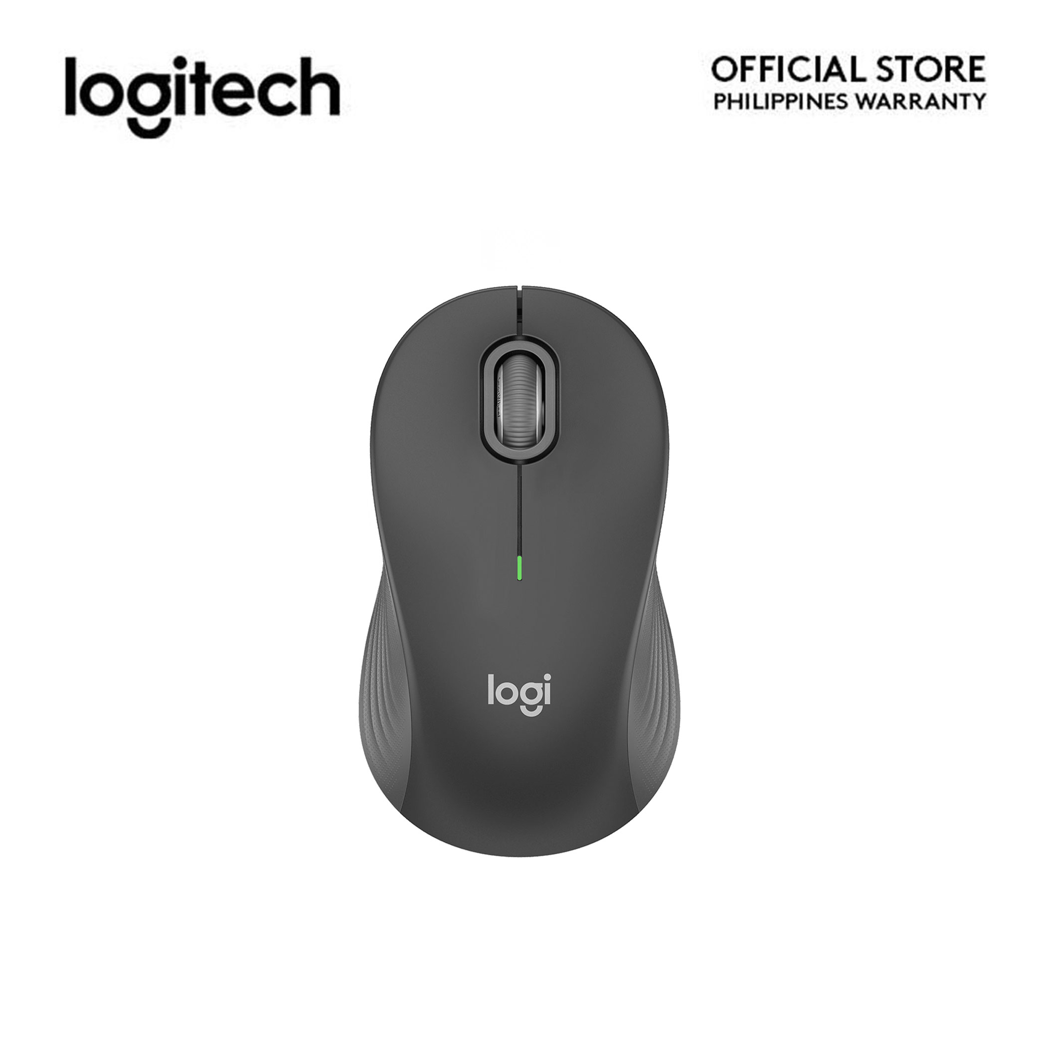 Logitech M557 Bluetooth Mouse – Wireless Mouse with 1 Year  Battery Life, Side-to-Side Scrolling, and Right or Left Hand Use with Apple  Mac or Microsoft Windows Computers and Laptops, Gray
