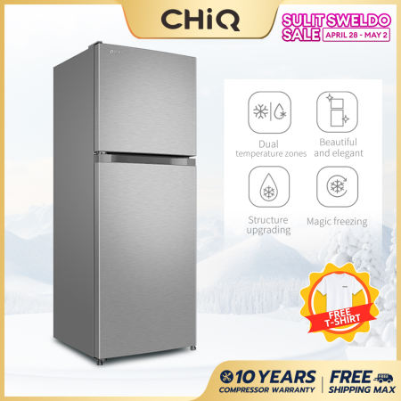 CHiQ 5 cu. ft. 2-Door Refrigerator with Ice Maker