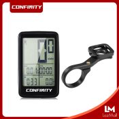 CONFINITY Wireless Bike Speedometer Odometer - USB Rechargeable (Waterproof)