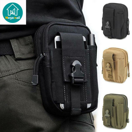 Mega Mall Men's Tactical Camo Waist Bag with Multi-Function