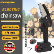 Portable Electric Chainsaw - Mini Chain Saw, Rechargeable oceano