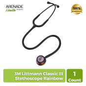 3M Littmann Classic III Rainbow Stethoscope - Black Tube