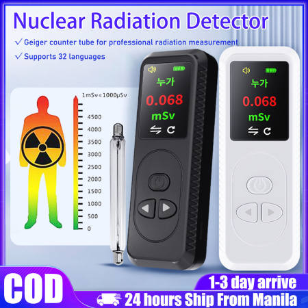 Geiger Counter Dosimeter for Monitoring Nuclear Radiation - Reusable