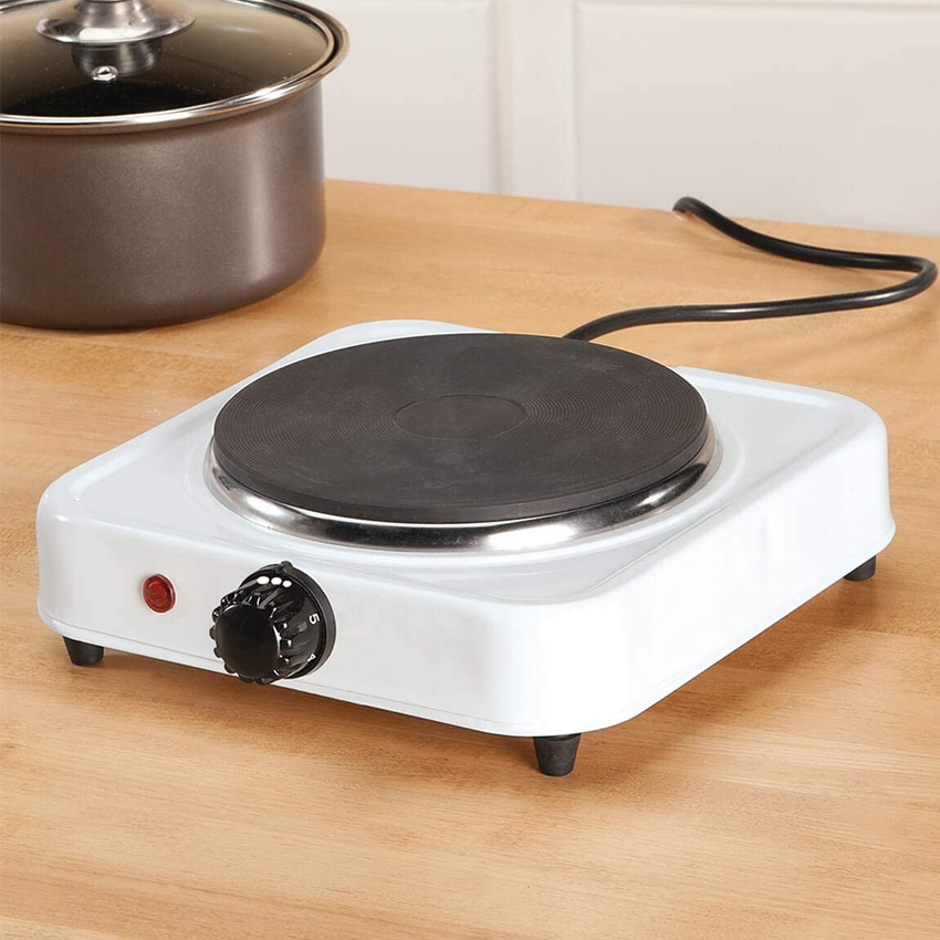 Electric Furnace / Single Burner Hot Plate 1000W Cooktop Single Electric  Burner Portable Hot Plate Travel Cook Stove Countertop